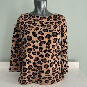 Leopard print sweater